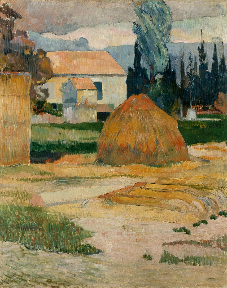 Zdjęcie ilustracyjne: Gauguin, Paul - Landscape near Arles - Google Art Project.jpg