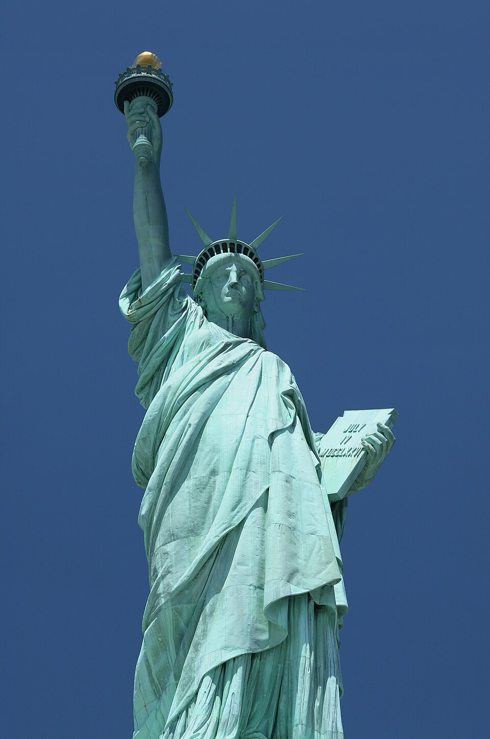 Zdjęcie ilustracyjne: Statue of Liberty frontal 2 crop.JPG