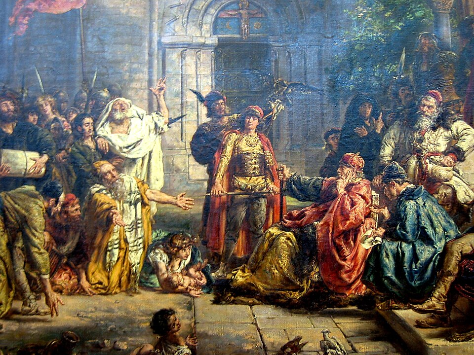 Zdjęcie ilustracyjne: Reception of Jews in Poland 1096.jpg