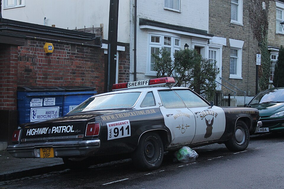 Zdjęcie ilustracyjne: 1975 Oldsmobile Delta Police Highway Patrol Car (11840174146).jpg