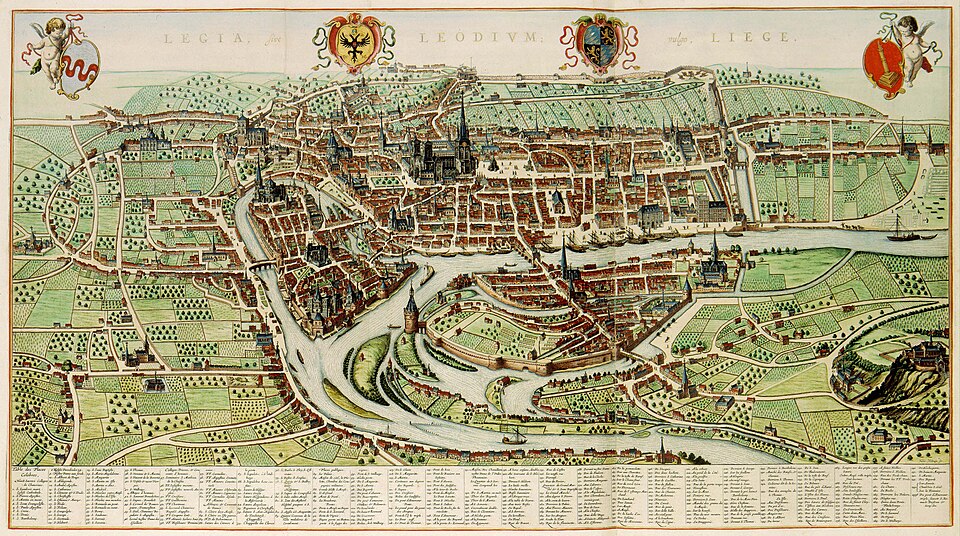 Zdjęcie ilustracyjne: Atlas Van der Hagen-KW1049B10 077-LEGIA sive LEODIVM vulgo LIEGE.jpeg