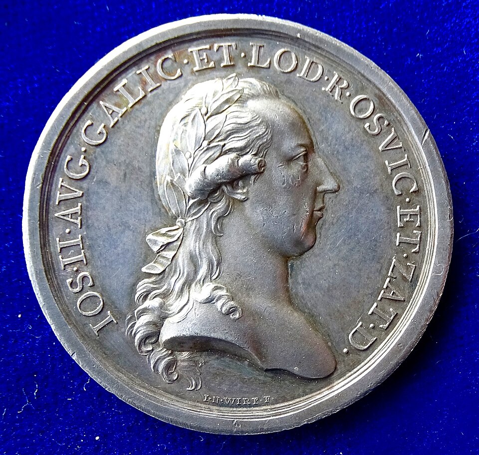 Zdjęcie ilustracyjne: 1782 Medal Constitution of the Parliament in Galicia, Poland, obverse.jpg