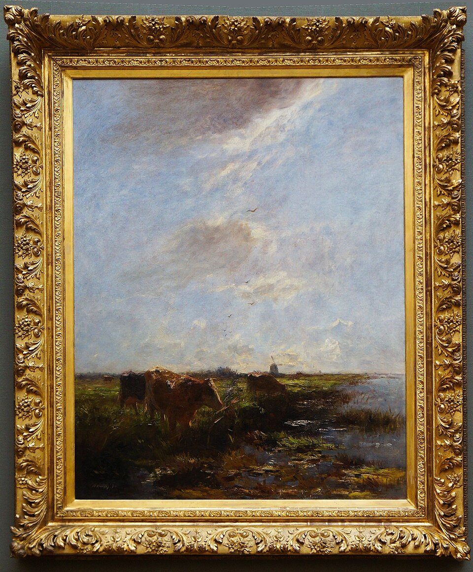 Zdjęcie ilustracyjne: Willem Maris.- Polder Landscape with Cattle.jpg