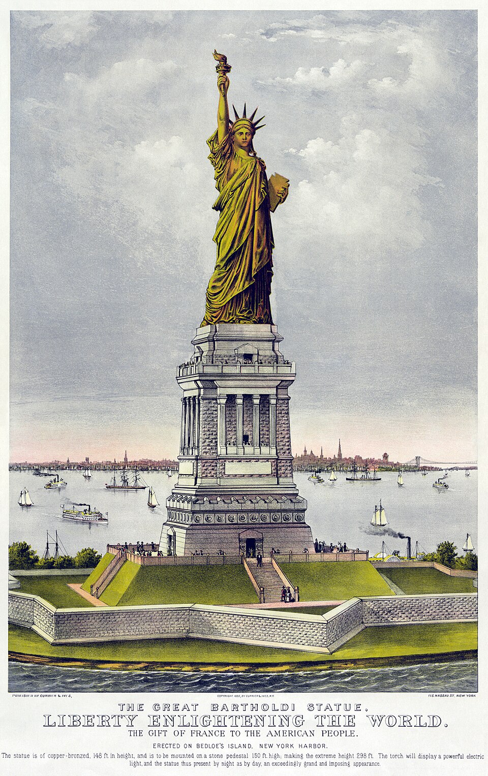 Zdjęcie ilustracyjne: Currier and Ives Liberty2.jpg