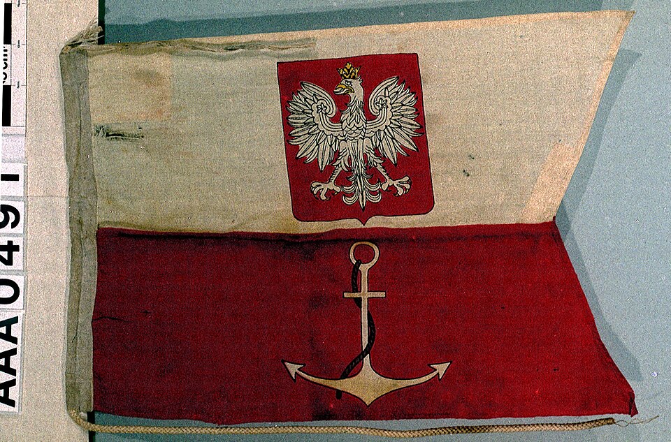 Zdjęcie ilustracyjne: Flag, Polish Minister of Marine RMG RP 17 24.jpg