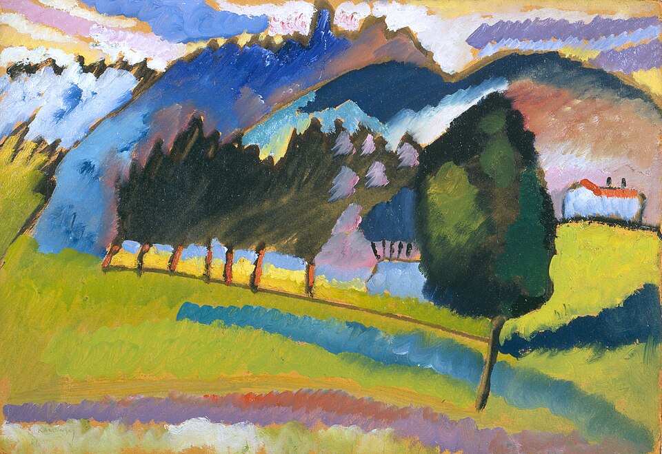 Zdjęcie ilustracyjne: Landscape with Rolling Hills, 1910 - Wassily Kandinsky.jpg