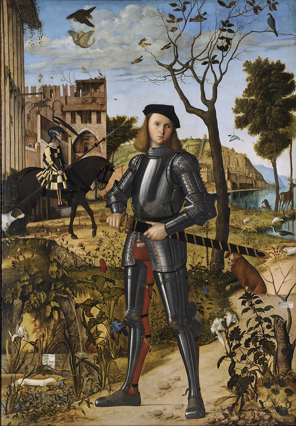 Zdjęcie ilustracyjne: Vittore Carpaccio - Young Knight in a Landscape - Google Art ProjectFXD.jpg