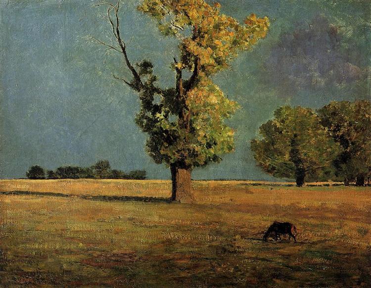 Zdjęcie ilustracyjne: Peyrelebade-landscape.1868 Redon.jpg