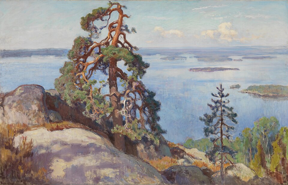 Zdjęcie ilustracyjne: Eero Järnefelt - Landscape from Koli.jpg