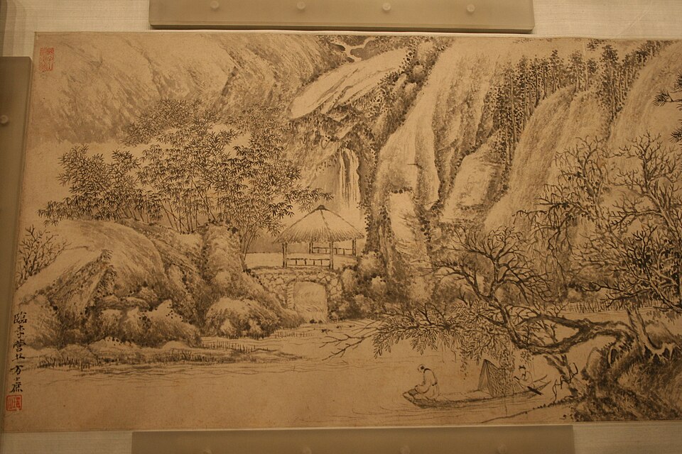 Zdjęcie ilustracyjne: Qing Painting- Landscape in Imitation of Great Artists 01.jpg