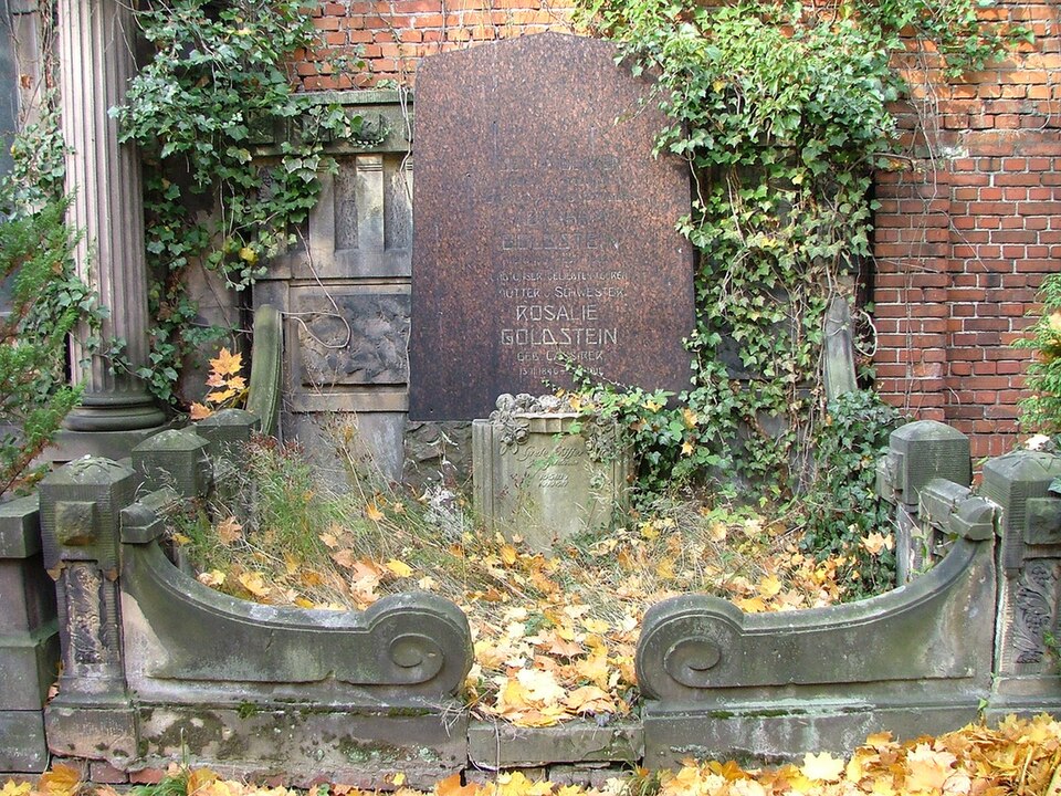 Zdjęcie ilustracyjne: Old Jewish Cemetery of Wroclaw (Poland) - German Grave22.jpg