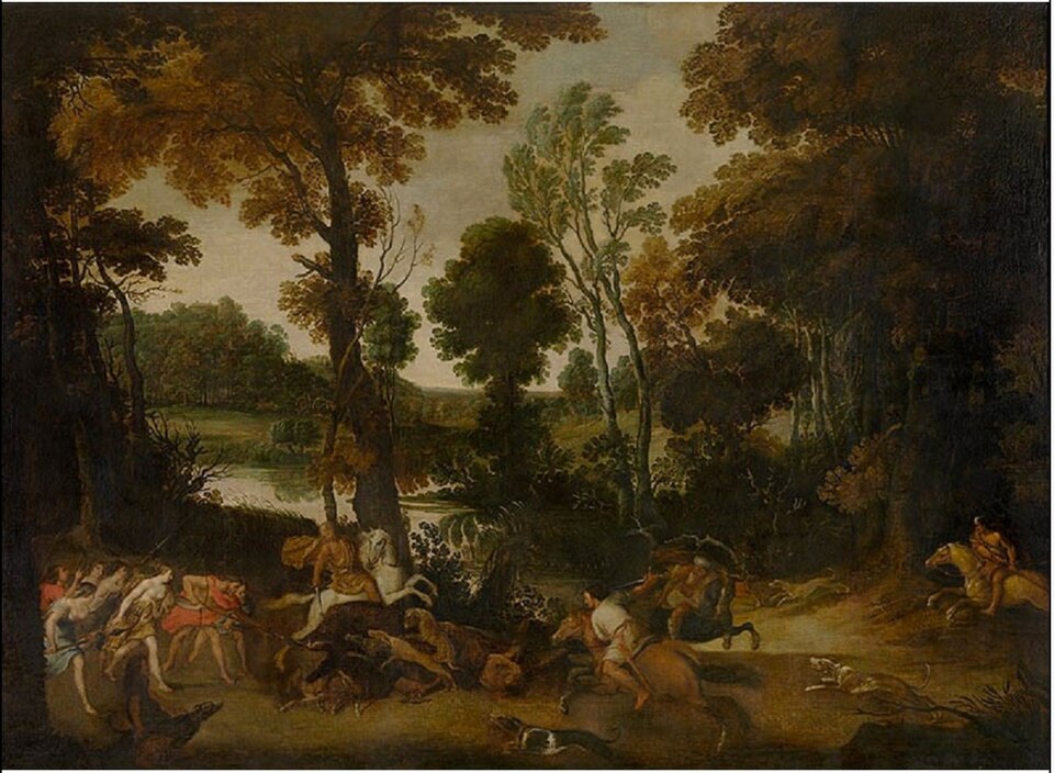 Zdjęcie ilustracyjne: Jan Wildens - Landscape with Hunt of Meleager and Atalanta.jpg