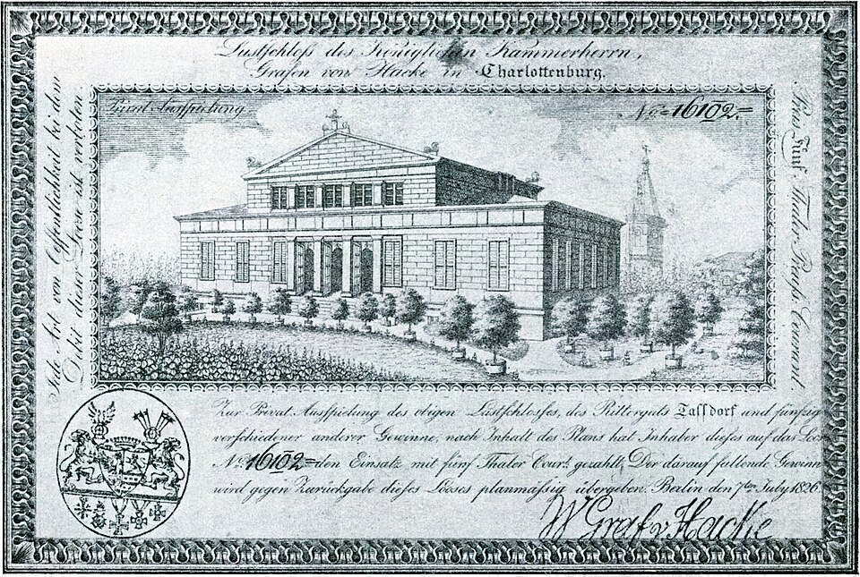 Zdjęcie ilustracyjne: GII-Abb09-Grafik-Los-Hackesche-Lotterie-Landhaus-Behrend.jpg