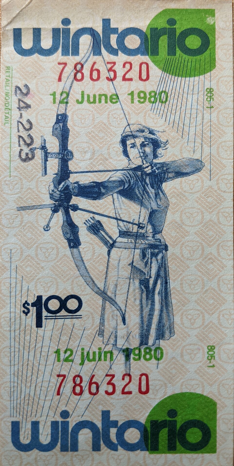 Zdjęcie ilustracyjne: Wintario Lottery Ticket.jpg